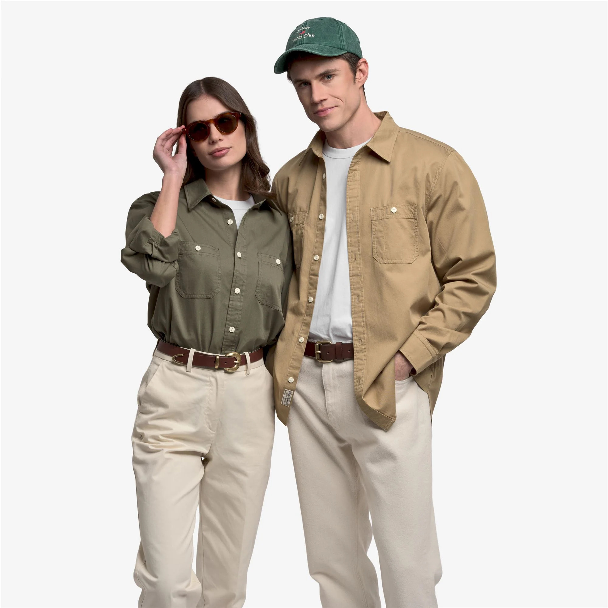Sebago - Camicie Uomo Donna Verde - Molunkus