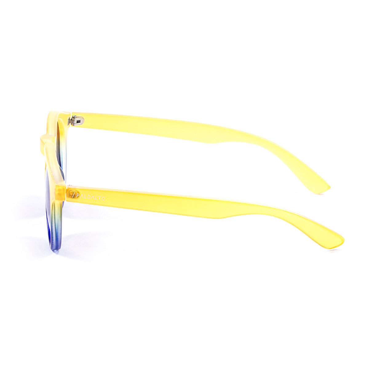 Gafas de sol PALO ALTO NEWPORT - Amarillo transparente arriba / Azul mate abajo y ahumada
