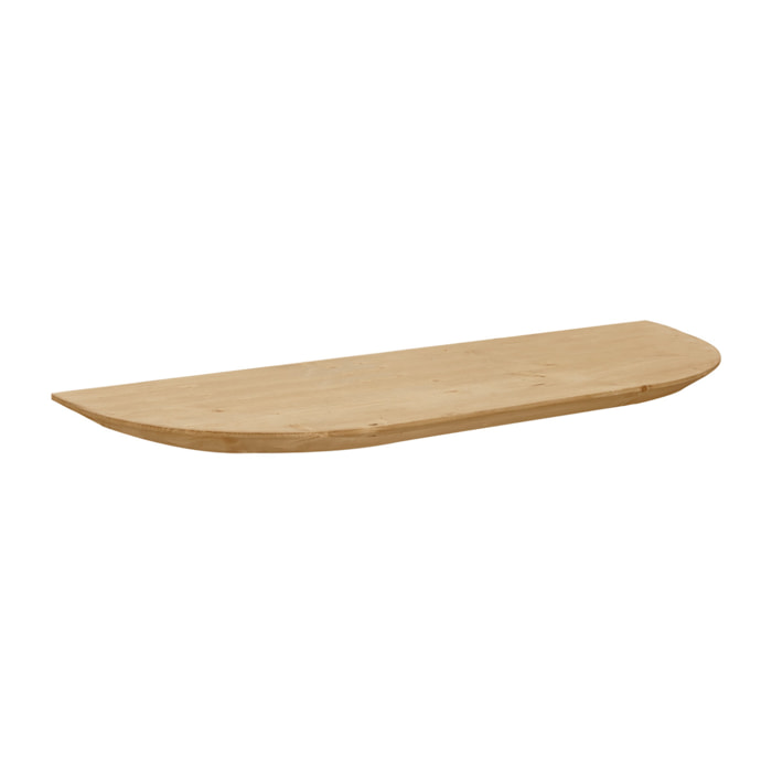 Console d'entrée en bois massif ton chêne moyen 100cm Hauteur: 3.2 Longueur: 100 Largeur: 30