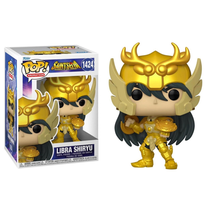 Saint Seiya Funko POP Vinile Figura Libra Shiryu Gold 9 cm