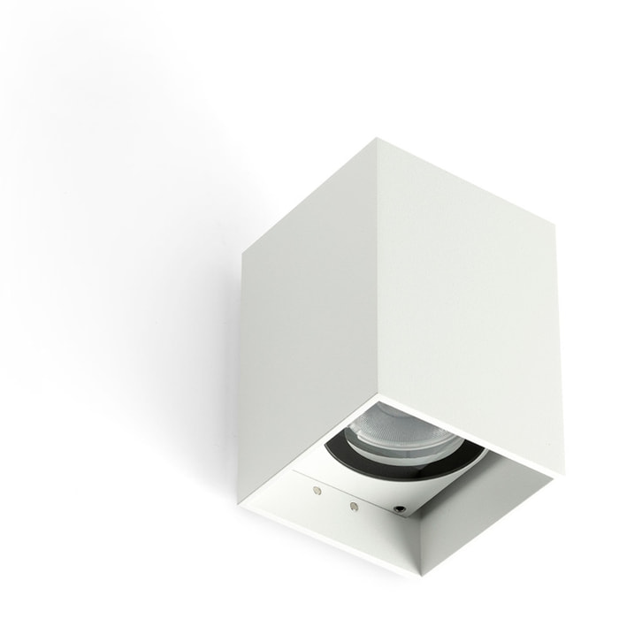 KOV 1L Lampe applique carré blanche 2700K 23°