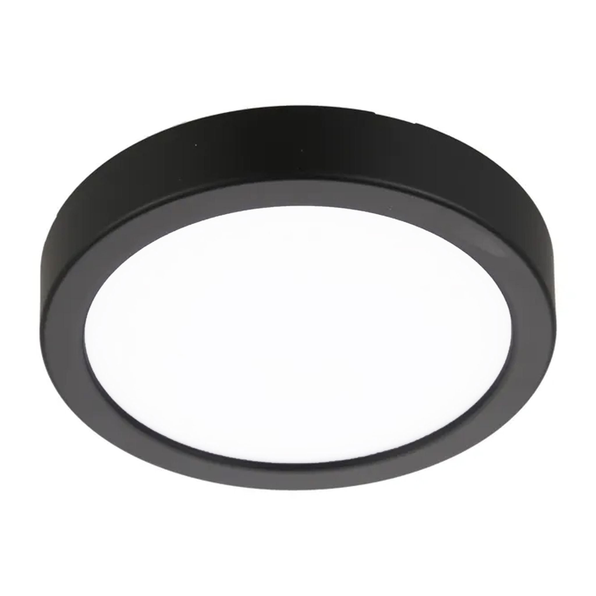Forlight Downlight LED Superficie Redonda 170mm Negro - Iluminación Eficiente y Moderna para Hogar - Aluminio y Poliestireno Duradero - Diseño Elegante y Funcional