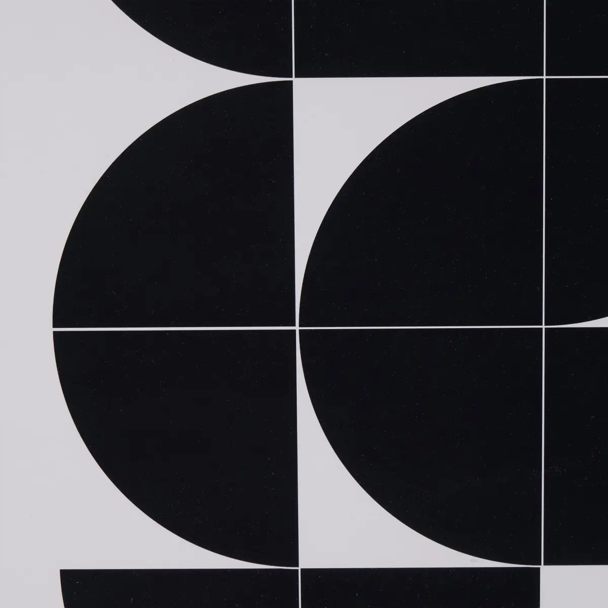 Affiche encadrée Adem noir et blanc 50x70cm