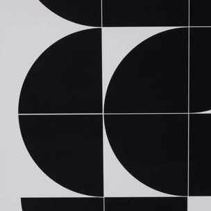 Affiche encadrée Adem noir et blanc 50x70cm