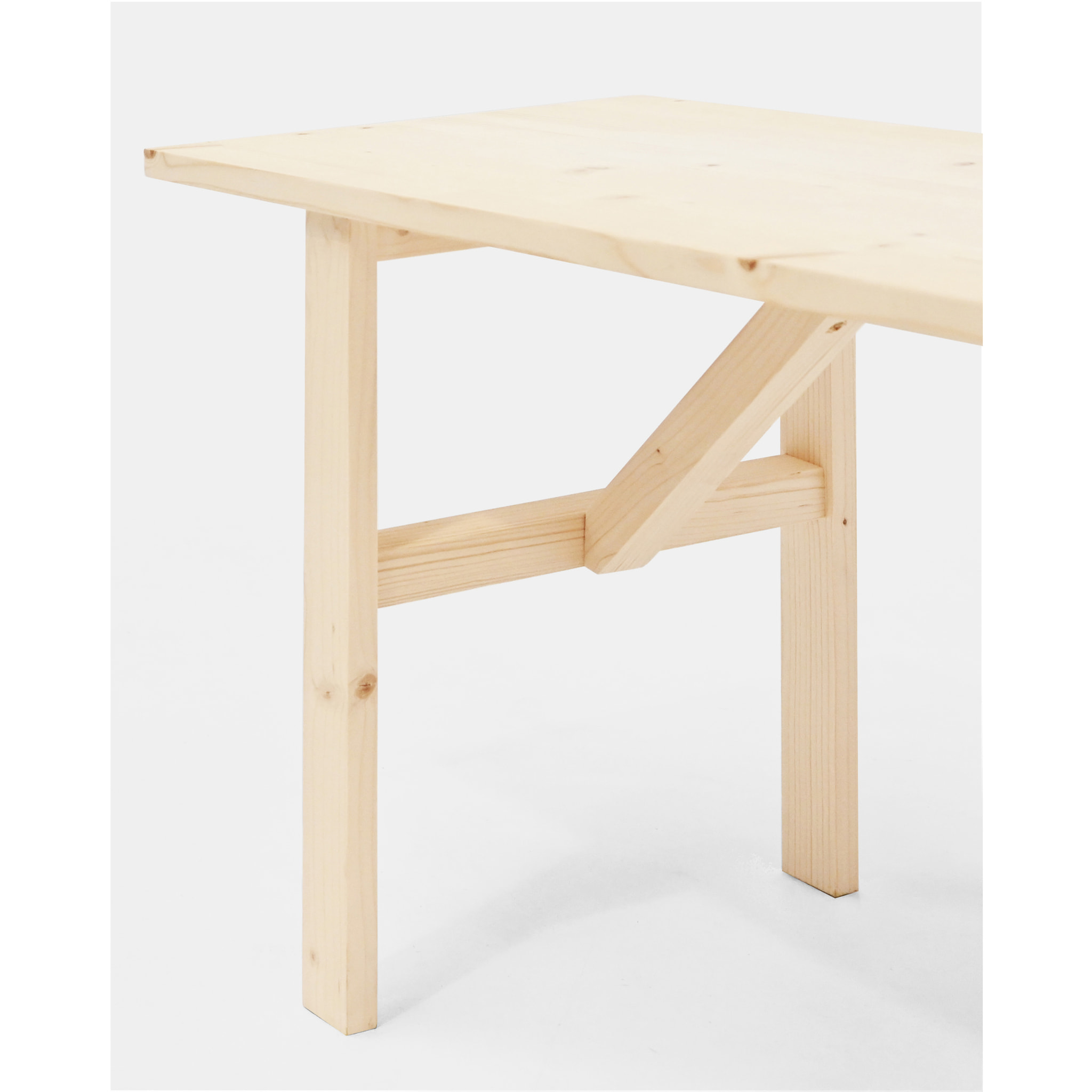 Banc en bois massif ton naturel 120x45cm Hauteur: 45 Longueur: 120 Largeur: 35