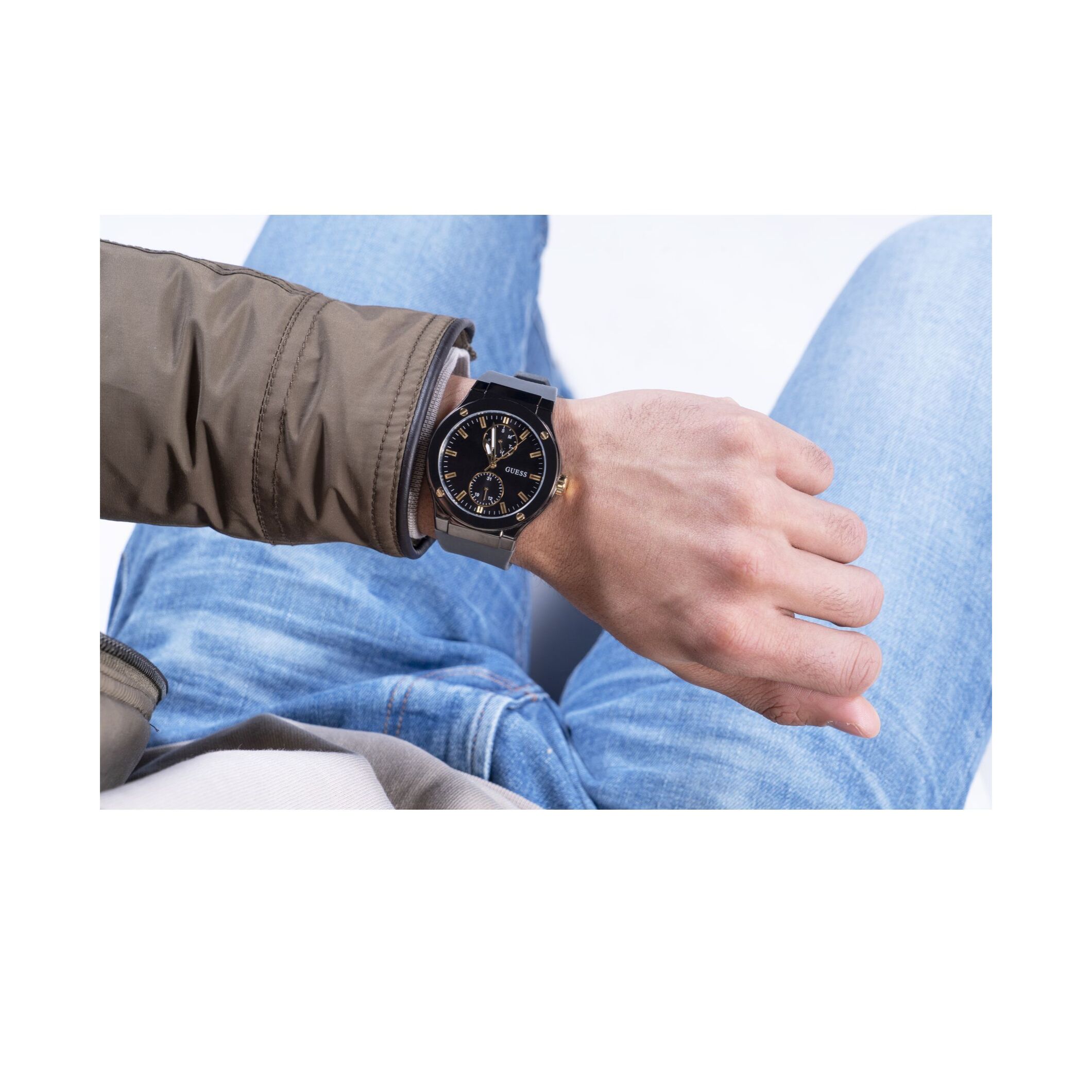 Guess Orologio Analogico Al Quarzo Jet