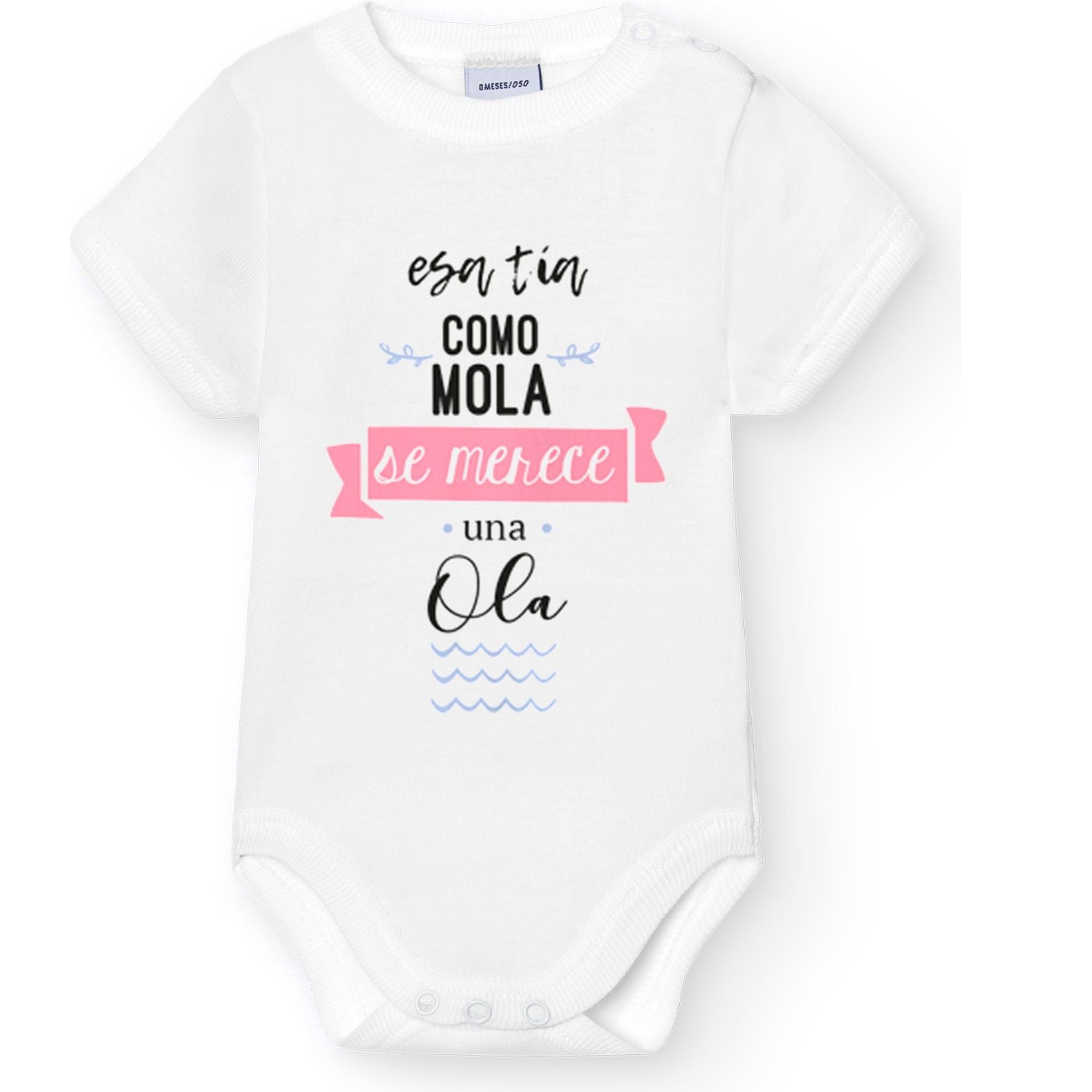 Body bebé personalizado frases algodón