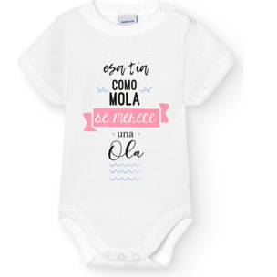 Body bebé personalizado frases algodón