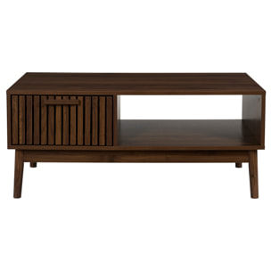 Table Basse - HOME DECO FACTORY - Klaus - Élégante - Pratique - Marron