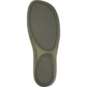 Sandalias - CAMPER Right Isla - Verde - Cuero liso