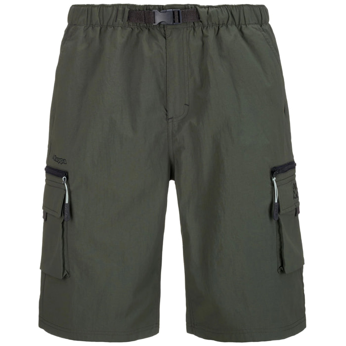 Kappa - Pantaloncini Uomo Verde - LOGO CARGOS