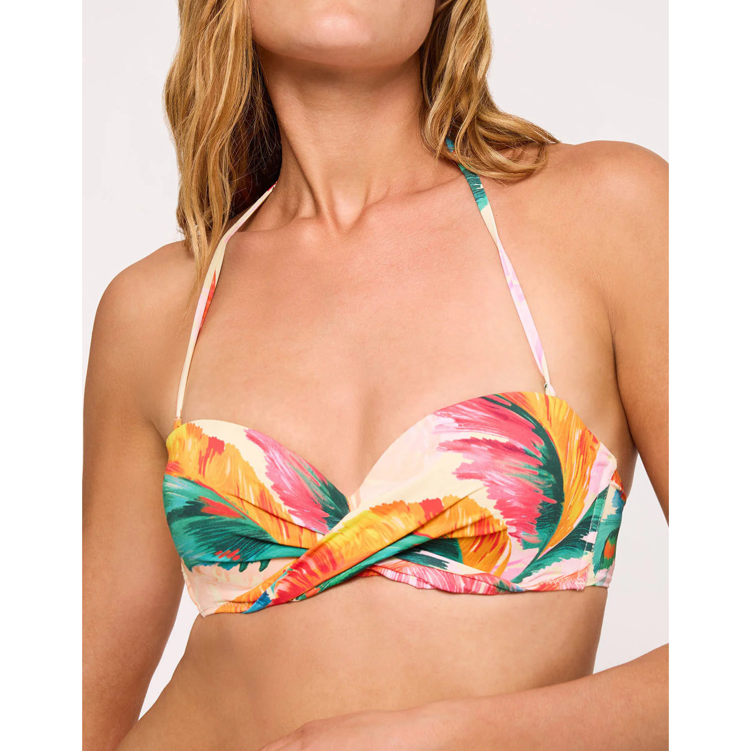 Top Bikini Bandeu Multicolor - Charmix