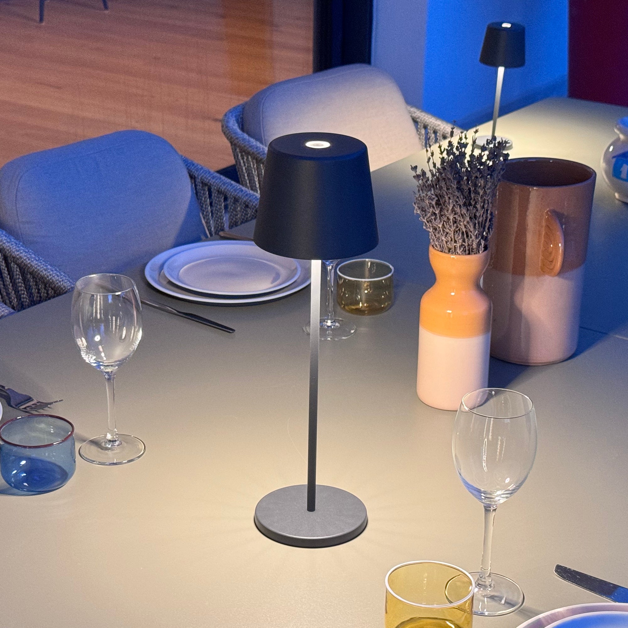 Lampe de table sans fil LED KELLY ROCK H38CM