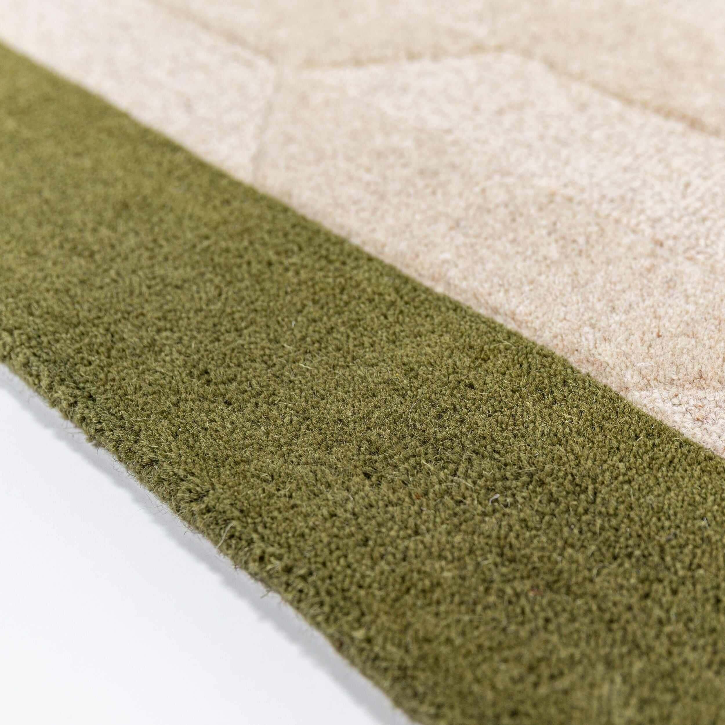Tapis en laine à bordure APEX
