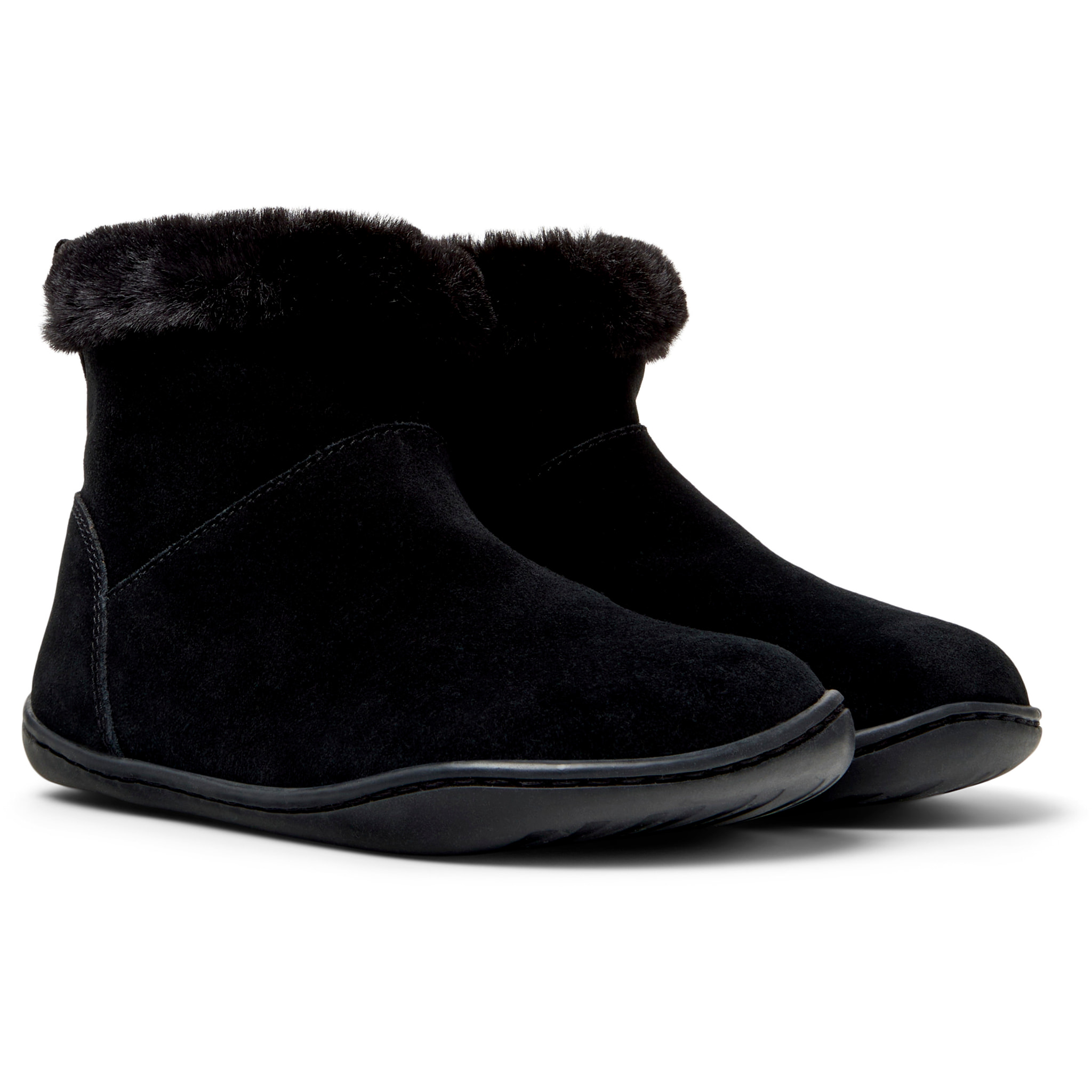 Botines - CAMPER Peu Cami - Negro - Piel de ante