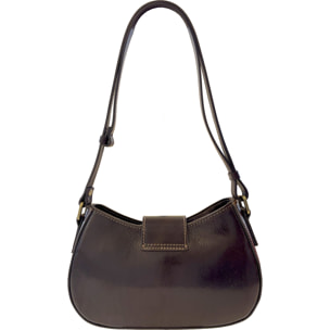 Borsa a Spalla Elegante Mezzaluna da Donna in Pelle