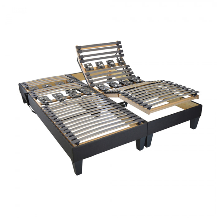 Ensemble Electrique Rochereau | 2 Matelas + 2 Sommiers | 2 x 80 x 200 cm