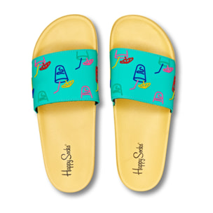 Chanclas pool slider lemonade
