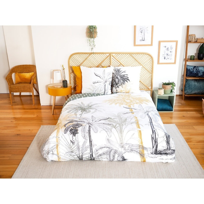 Parure housse de couette 3PCS en Coton BCI adouci 57 fils MIG - SOLI