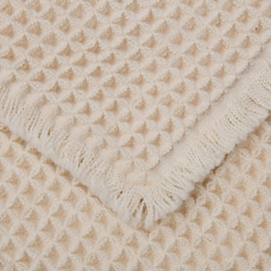 Tapis Waffle 80x50cm beige