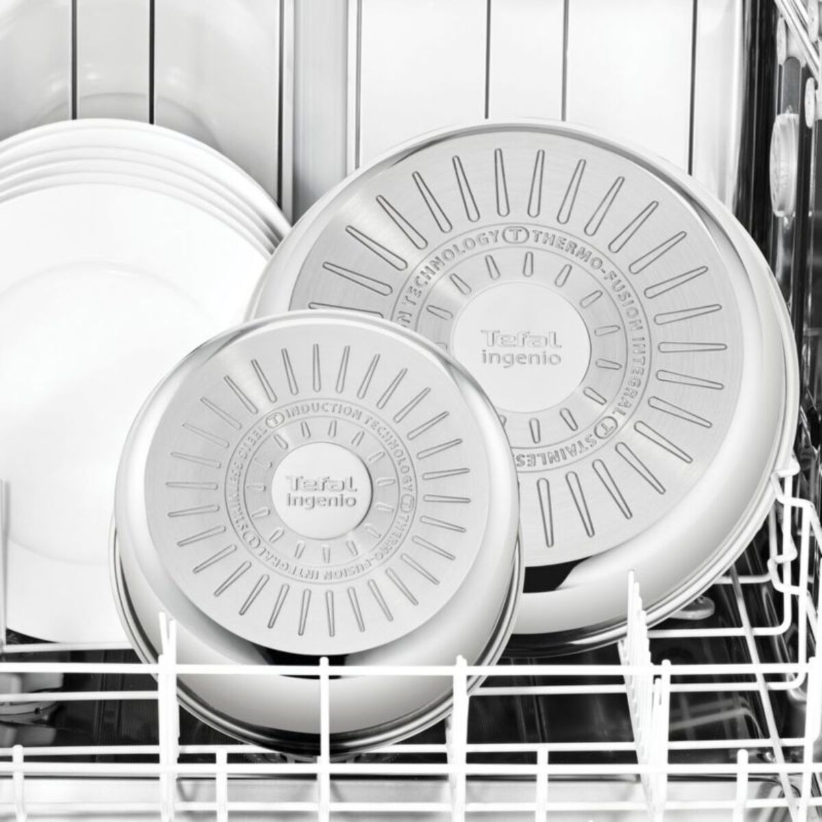 Batterie de cuisine TEFAL 3 casseroles avec 1 poignée
