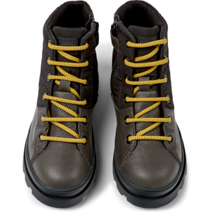 Stivaletti - CAMPER Brutus - Grigio - Tessuto tecnico / Pelle liscia