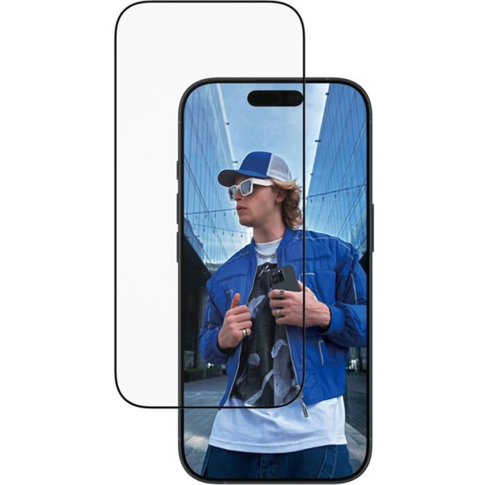 Protège écran PANZERGLASS iPhone 17 / 16 Pro verre trempé