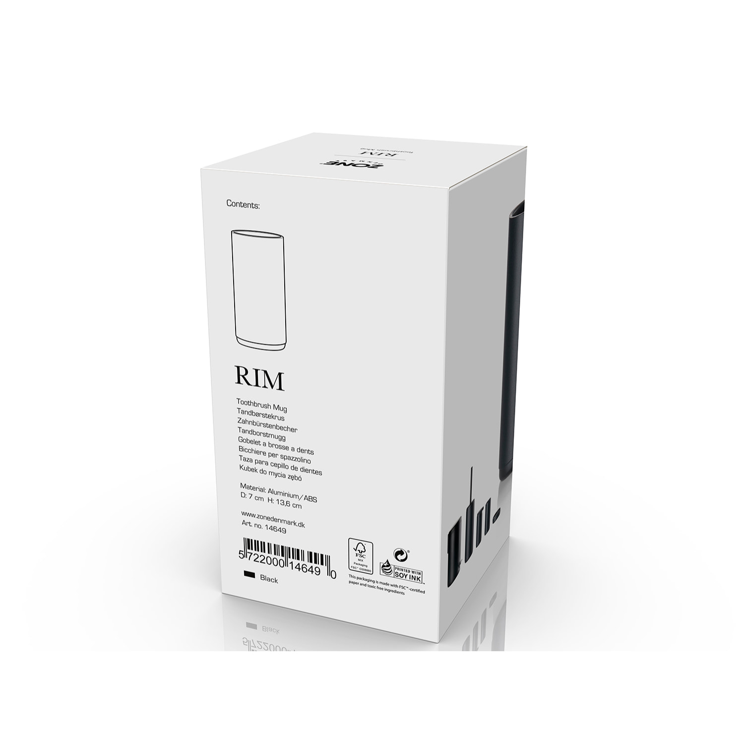 Gobelet pour brosse à dents Rim