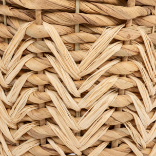 Vase rond jacinthe d'eau H35cm marron