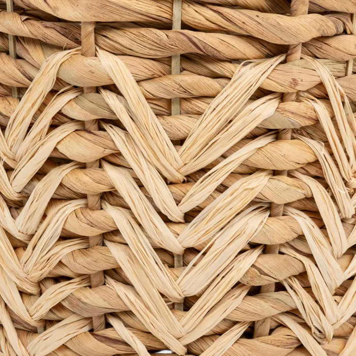 Vase rond jacinthe d'eau H35cm marron