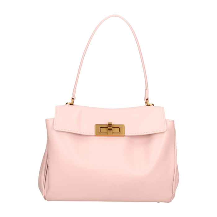 Borsa a mano da donna Made in Italy - Modello Padova - 100% pelle - 28.0 x 19.0 x 8.0 cm