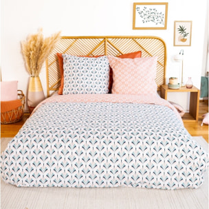 Parure housse de couette 3PCS en Coton BCI adouci 57 fils MIG - VOLEA