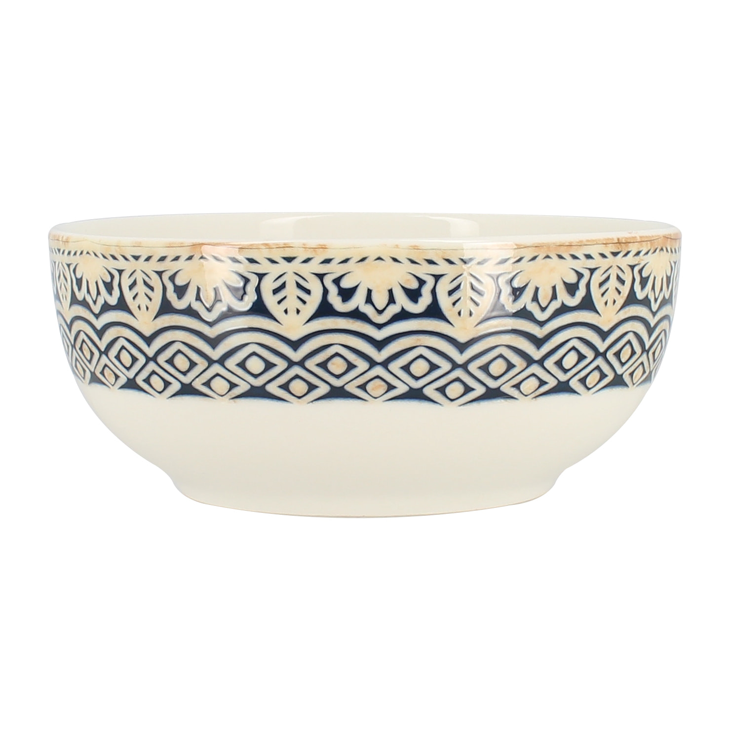 Lot de 6 coupelles en porcelaine bleue 12cm BYZANCE