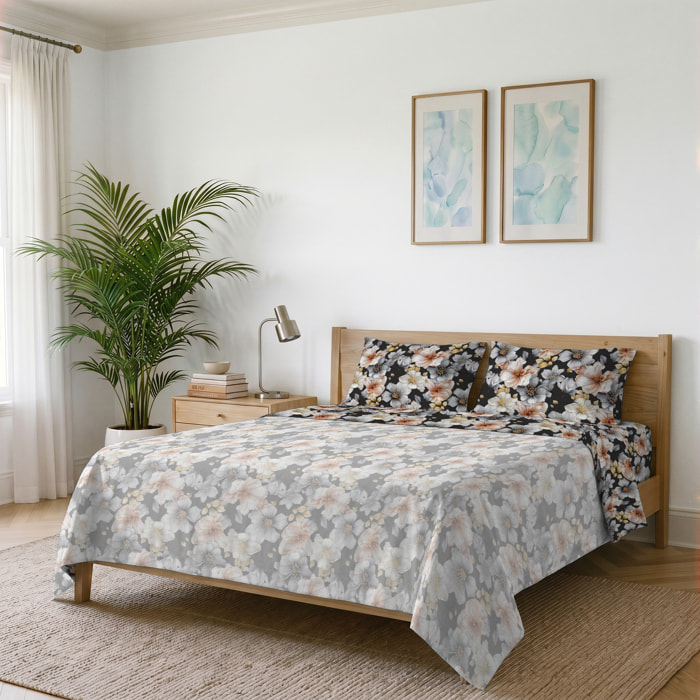 COMPLETO LETTO INFINITY - 100% Microfibra