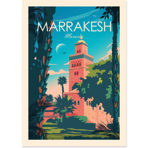 Affiche - Marrakesh - Studio Inception