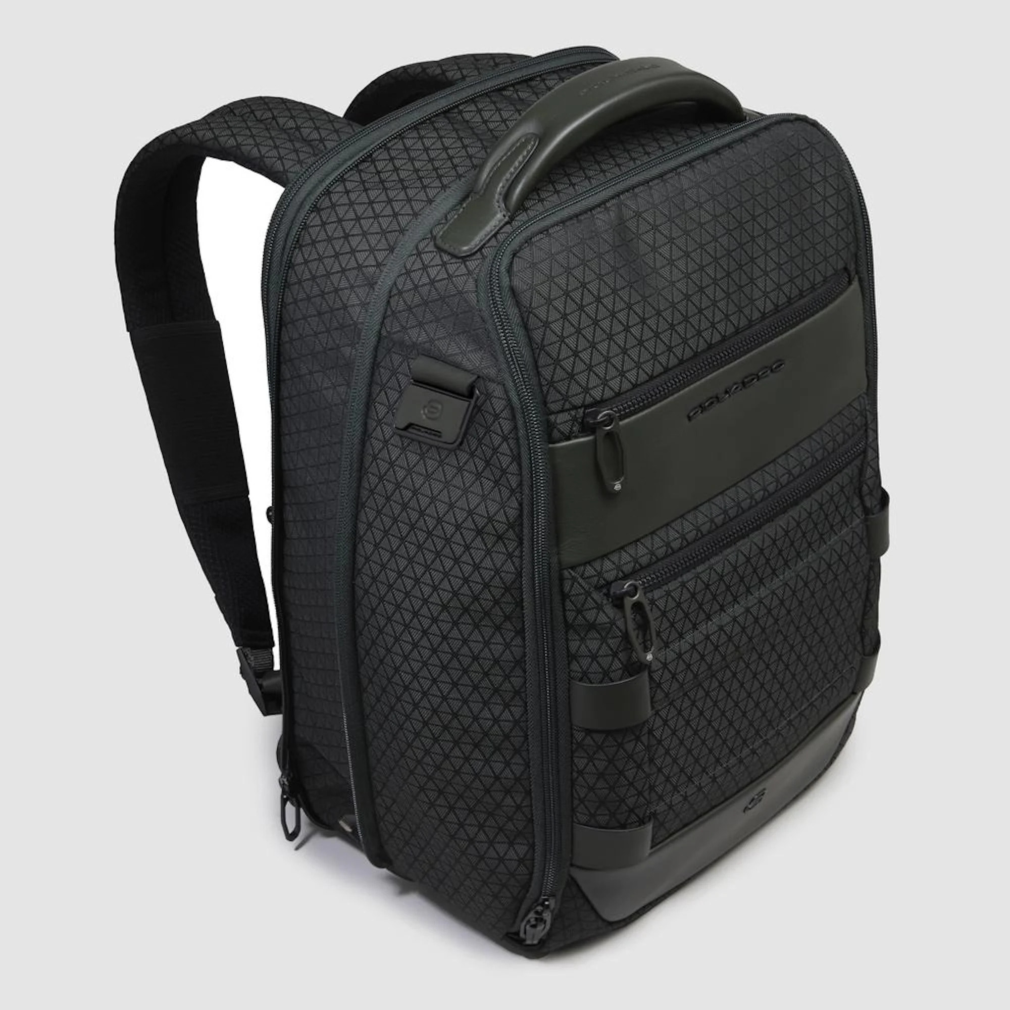 Piquadro Zaino da viaggio modulare porta pc e iPad® con sistema di sicurezza antifurto e tasca portaocchiali