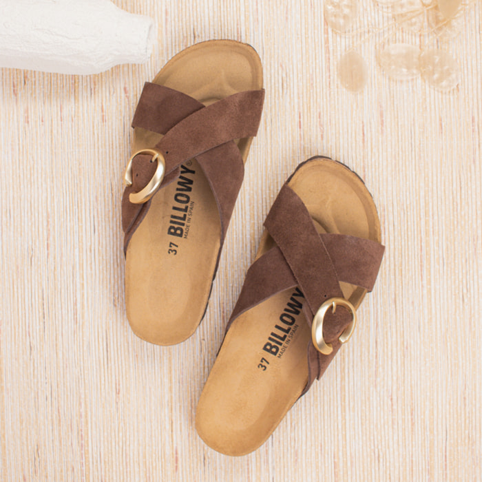 Sandalo BILLOWY MARRONE