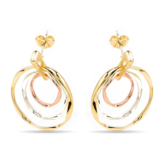 Pendientes Lux by Lux acabados oro 18k