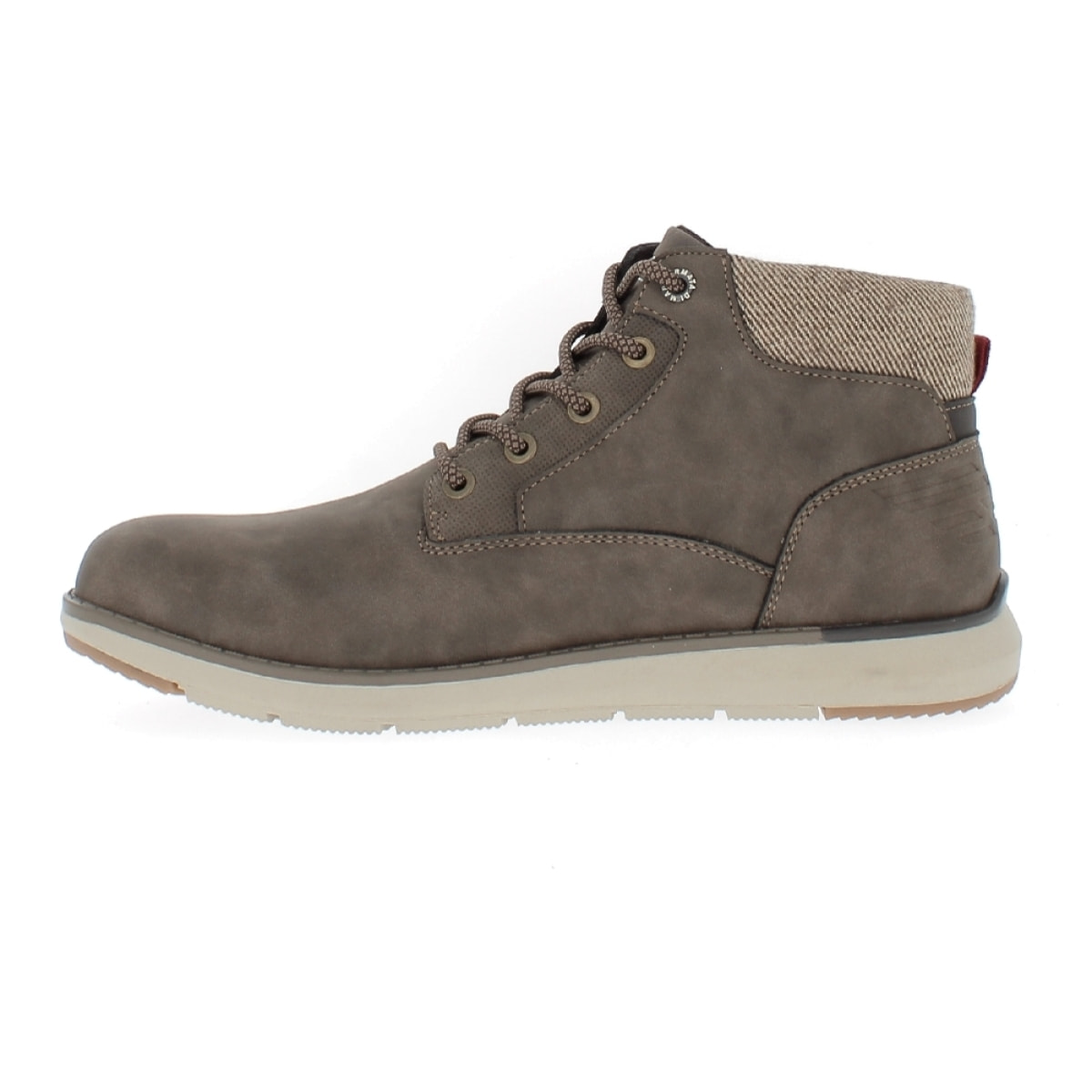 Armata di Mare Scarpe Uomo Stivaletti Casual Stringati con Soletta Rimovibile in Memory Foam AMU W23M403 Taupe