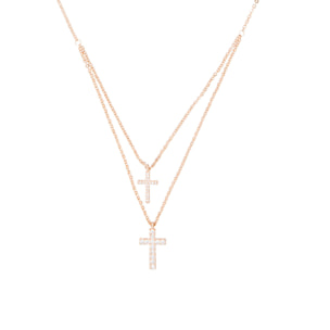 Collana U.S. Polo Assn. In metallo placcato oro rosa