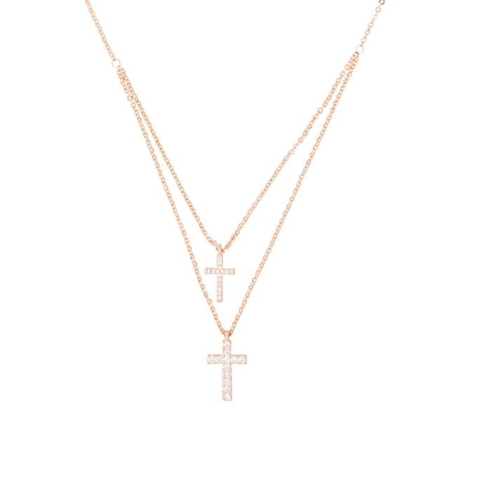 Collana U.S. Polo Assn. In metallo placcato oro rosa