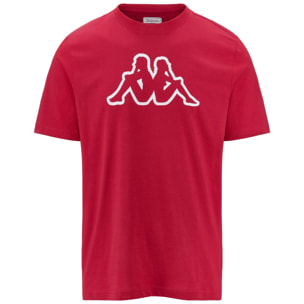 Kappa - T-Shirts & Top Uomo Rosso - Logo Korpo Cromen