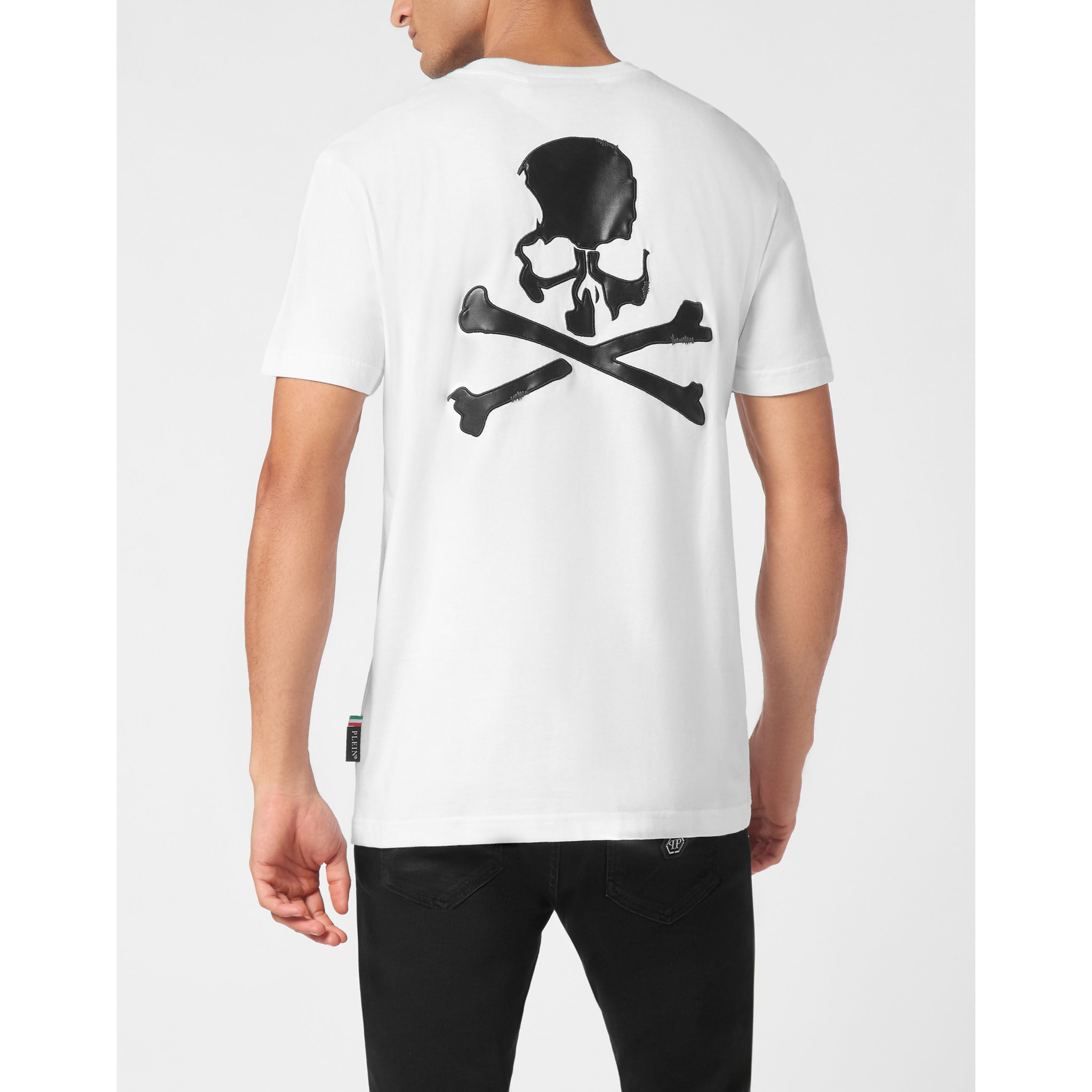 PHILIPP PLEIN T-Shirt Round Neck SKULL&BONES