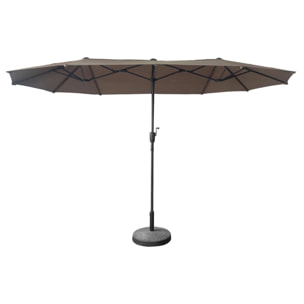 Parasol double LINAI ovale -