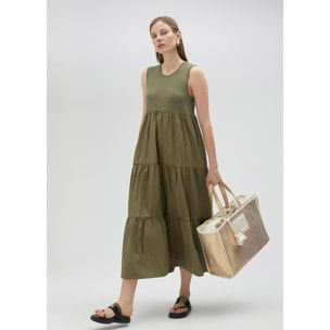 Vestito lungo con spalline