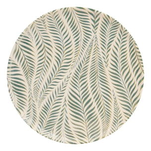 Assiette plate Gina D28cm vert