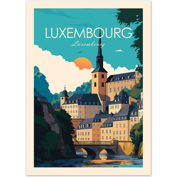 Affiche - Luxembourg - Studio Inception