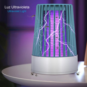 Atrapa mosquitos eléctrico W2. Luz de 368 NM para atrapar mosquitos.