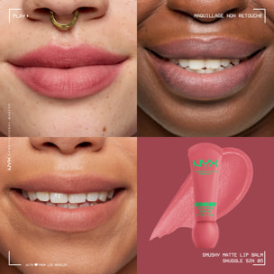 NYX Professional Makeup Smushy baume à lèvres teinté Snuggle Szn