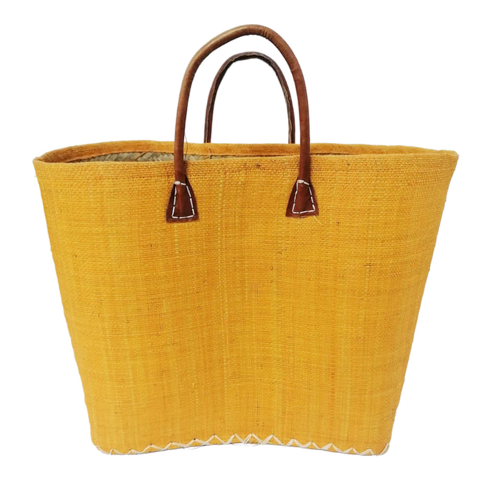 Panier artisanal de Madagascar - Bélo Uni GM Safran